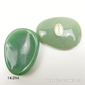 Aventurin grün, Antistress Daumenstein, ca. 5 x 3,5 cm