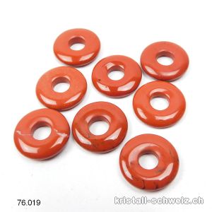 Jaspis rot Donut 1,5 cm. SONDERANGEBOT