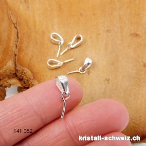 Stiftöse 8 x dicke 3,5 mm für Anhänger, 925 Silber