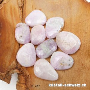 Kunzit flach 2,8 - 3,5 cm / 14 - 17 Gram. AB-Qualität