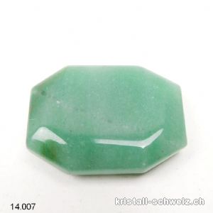 Aventurin grün, Antistress Eckstein 4 x 3 cm