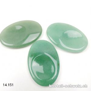 Aventurin grün, Antistress Daumenstein 6 x 4 cm. SONDERANGEBOT