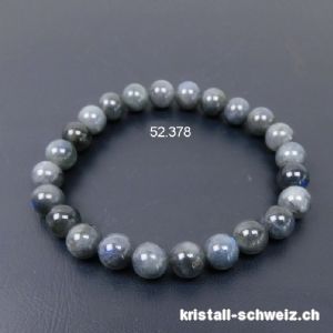 Armband Labradorit dunkel 10 mm / 19 cm