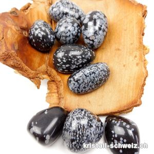 Obsidian Schneeflocken Freiform 3 - 4 cm. Größe XL. SONDERANGEBOT