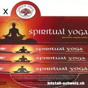 3 Dosen - Räucherstäbchen Green Tree -  SPIRITUAL YOGA
