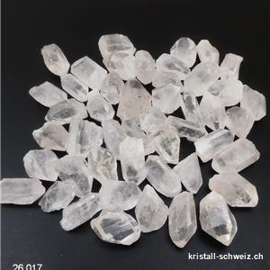 Bergkristall rohe Spitze 2 bis 3 cm / 9 - 11 Gramm