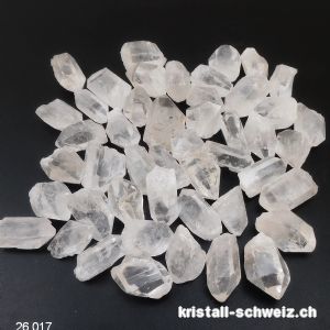 Bergkristall rohe Spitze 2 bis 3 cm / 9 - 11 Gramm