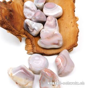 Achat Botswana beige-rosa-orange 3 bis 4 cm / 18 - 25 Gramm. Größe L-XL. SONDERANGEBOT