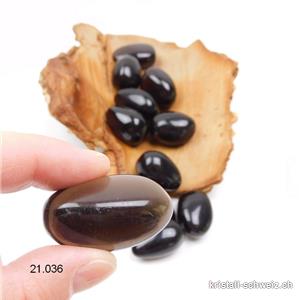 Obsidian geräuchert - Rauchobsidian 2,5 - 3,5 cm / 13 -19 Gramm. Größe M-L. SONDERANGEBOT