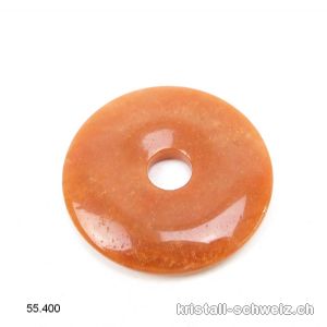 Aventurin orange, Donut 4 cm