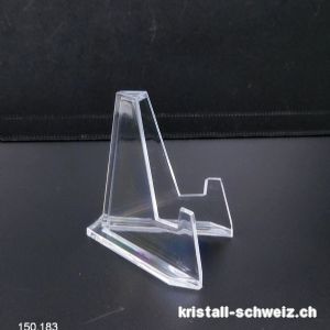 Plexiglas Ständer - Staffelei klein, H. 5,7 x Br. 3,5 cm