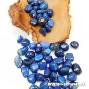 Achat blau 1,5 bis 2 cm. Größe S-M. SONDERANGEBOT