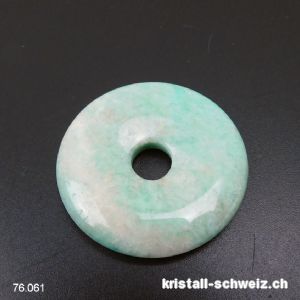 Amazonit hell, Donut 4 cm. Schöne Qualität