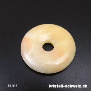 Calcit gelb, Donut 4 cm