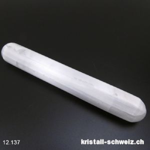 Selenit Massagestab ca. 14 cm x dick. 2 cm