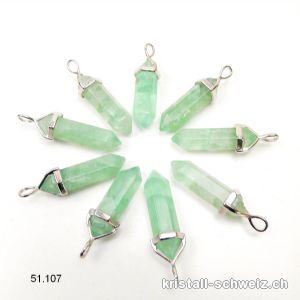 Anhänger Fluorit grün 3 cm. SONDERANGEBOT