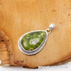 Anhänger Atlantisit aus 925 Silber. Einzelstück