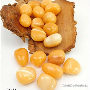 Calcit orange 18 bis 23 Gramm / 2,5 - 3 cm. Grösse L
