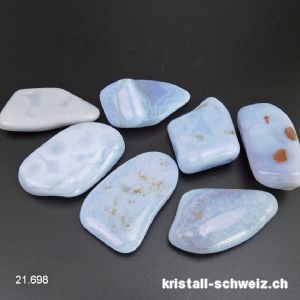 Chalcedon blau 3 - 4 cm. Größe L