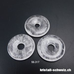 Bergkristall Donut 3 cm. SONDERANGEBOT