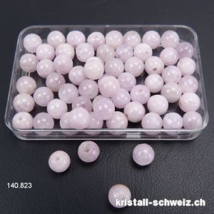 Kunzit, Kugel gelocht 5,5 - 5,8 mm