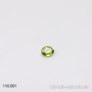 Peridot - Olivin - Oval facettiert ca. 6 x 4 mm