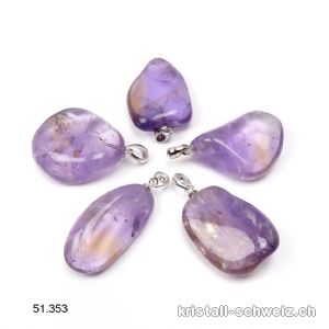 Anhänger Ametrin 2,5 - 3 cm an Silberöse