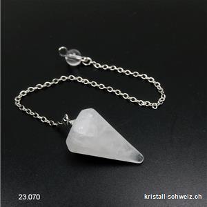 Pendel Bergkristall facettiert klein 2,4 cm. SONDERANGEBOT