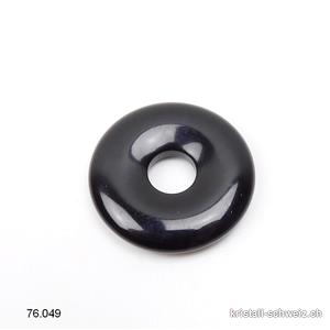 Obsidian schwarz Donut 3 cm