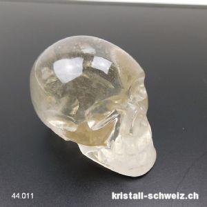 Schädel Citrin hell aus Brasilien 6,5 cm. Einzelstück 189 Gramm