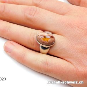 Ring Feueropal aus 925 Silber. Gr. 52,5