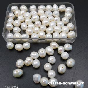 Perle - Süsswasserperle creme-weiss 5 - 7 mm. SONDERANGEBOT