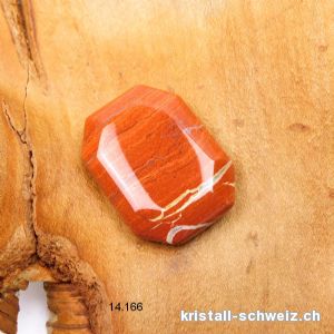 Jaspis rot breckzie, Antistress Eckstein 4 x 3 cm