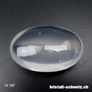 Girasol-Quarz, Antistress Linsenstein 4,5 - 5 x 3 cm
