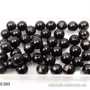 Hypersthen, Kugel gelocht 6,5 mm