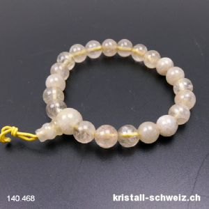 Armband Rutil Quarz 8 mm / 17 cm. SONDERANGEBOT