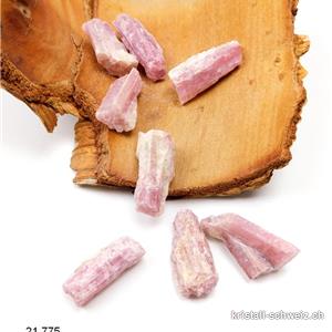 Turmalin rosa roh / Rubelith 2,7 bis 3,5 cm. Grösse L