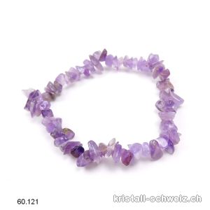 Armband Amethyst Splitter, elastisch ca. 19 cm. Grösse M-L