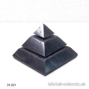 Pyramid Schungit SAKKARA, Basis 7 cm x H. 5,5 cm. SONDERANGEBOT