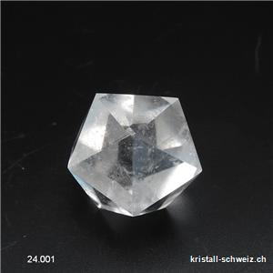 Ikosaeder Bergkristall, ca. 2,2 cm