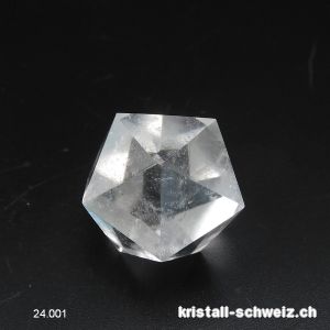 Ikosaeder Bergkristall, ca. 2,2 cm