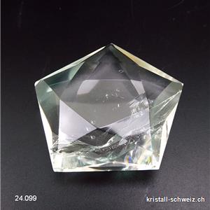 Pentagramm Bergkristall 4,9 cm x dick. 1,8 cm. Unikat