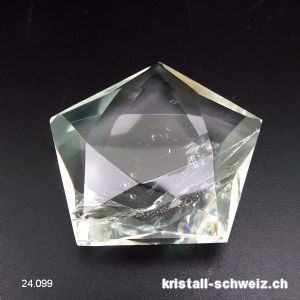 Pentagramm Bergkristall 4,9 cm x dick. 1,8 cm. Unikat