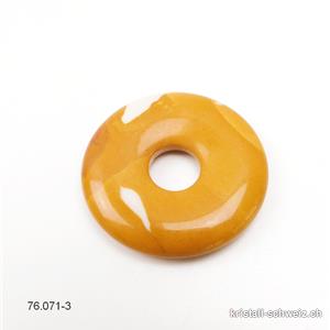 Mookait gelb-Senf, Donut 3 cm