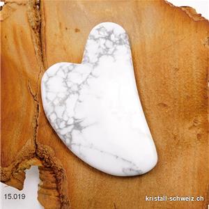 Engelsflügel - Massage Magnesit - Howlith 8 - 8,5 cm
