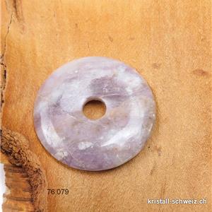 Lepidolith Donut 4 cm. Unikat B-Qual.
