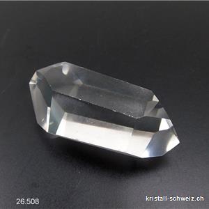 Bergkristall Doppelender poliert 6 x dick. 2,2 cm. Einzelstück 56 Gramm. SONDERANGEBOT