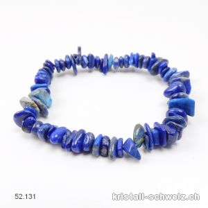 Armband Lapislazuli Splitter, elastisch 17,5 - 18 cm