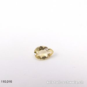 Citrin facettierte Tropfen 7 x 5 mm