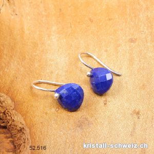 Ohrhänger Lapislazuli facettiert aus 925 Silber